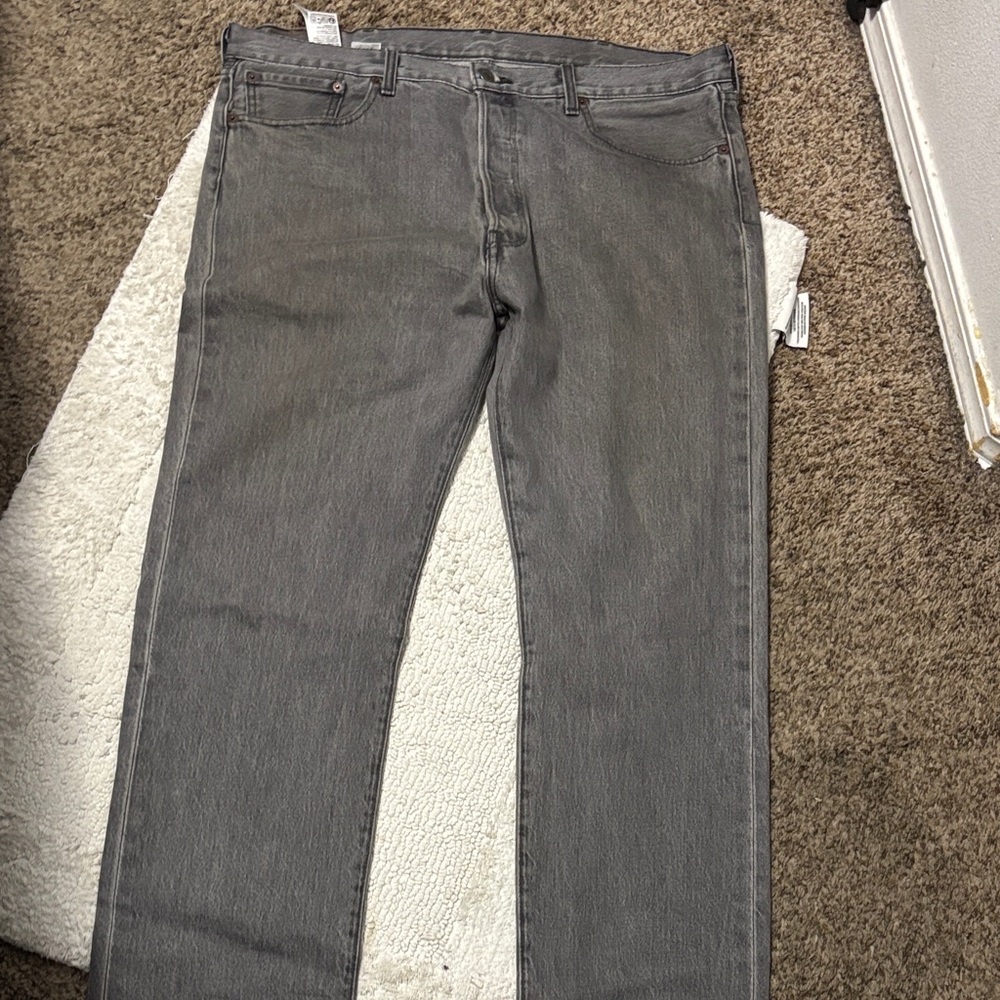 Men's Gray  LEVIS 501 Jeans
